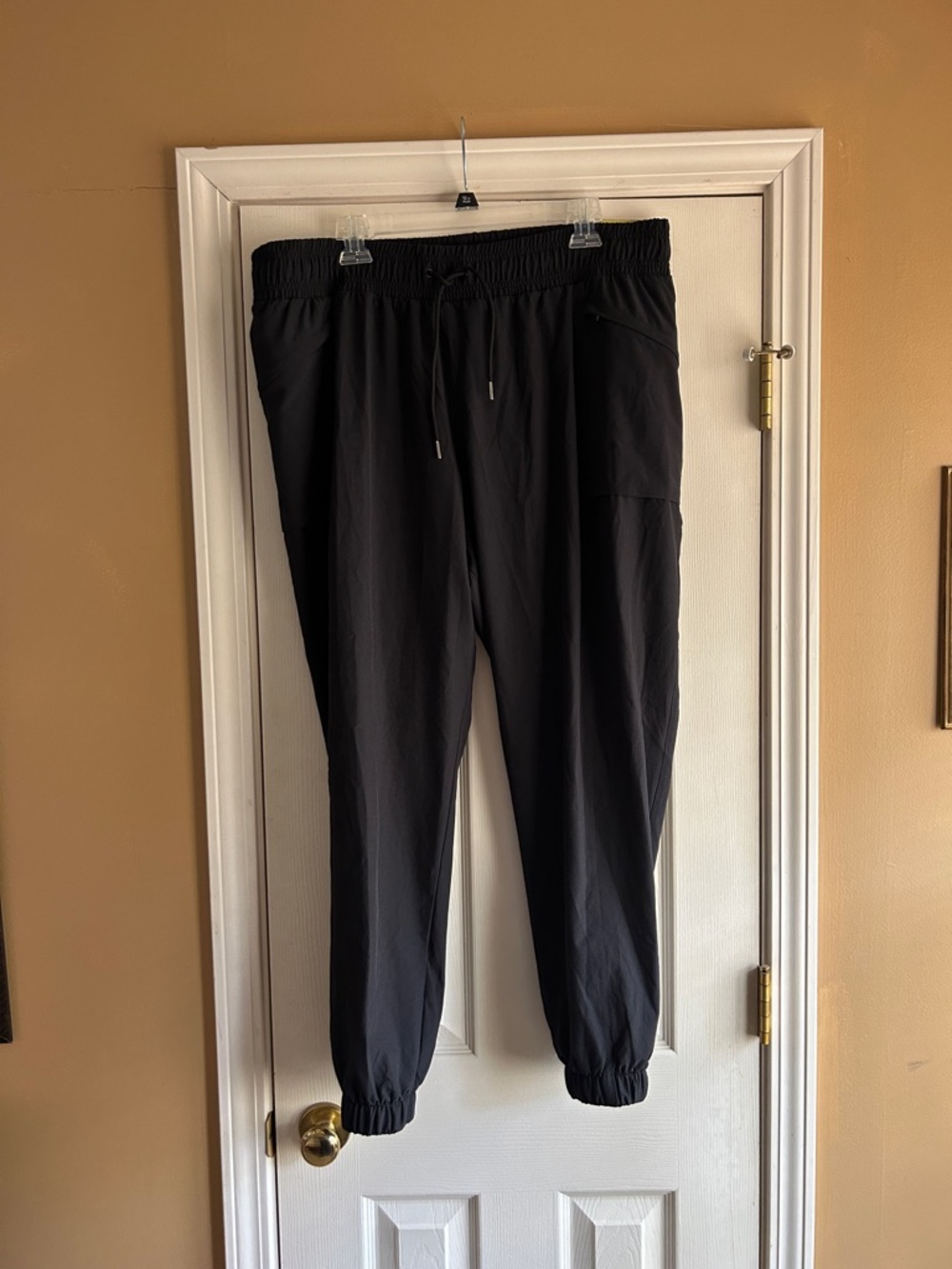 all in motion Black Elastic-Waist Jogger Pants